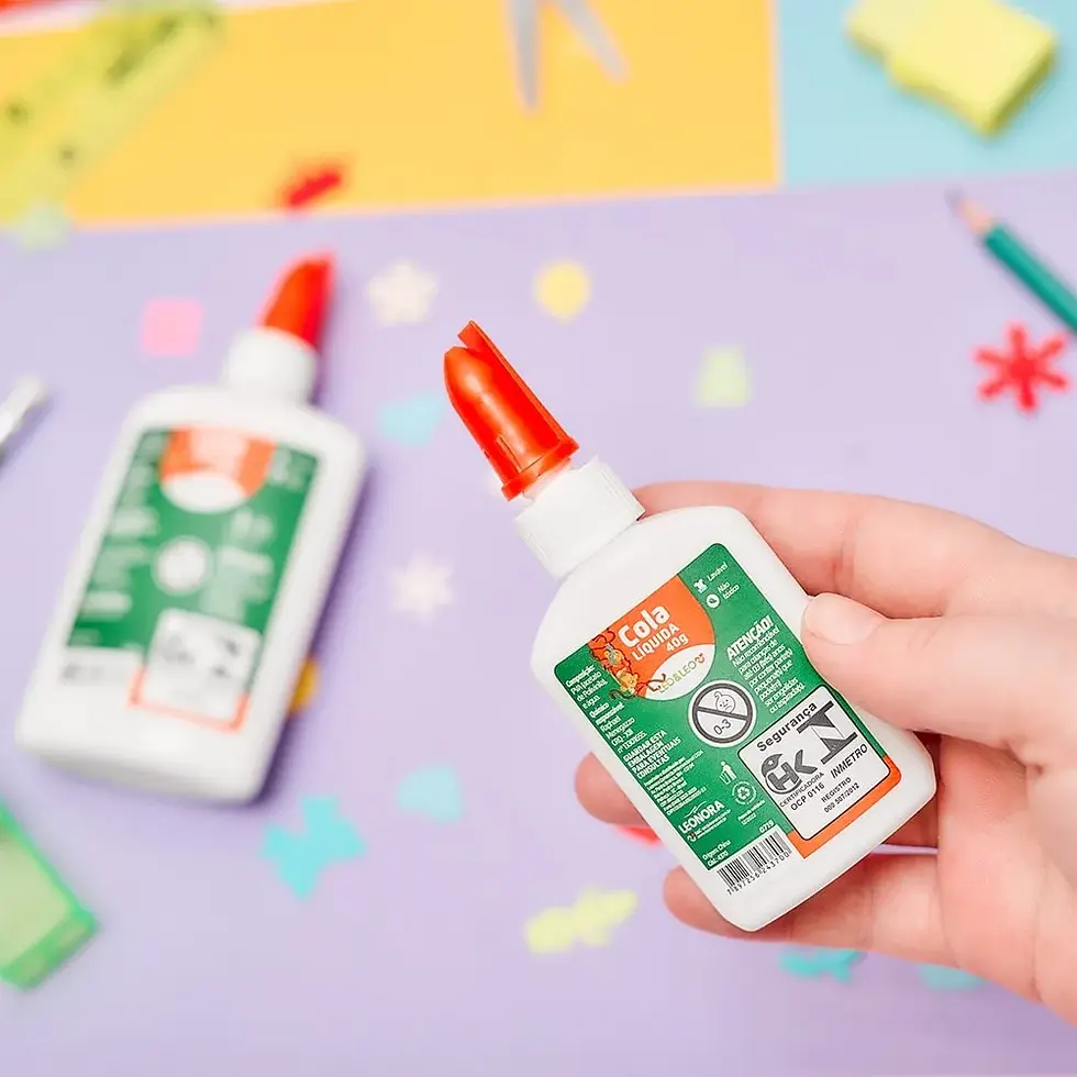 Miniatura: Cola Branca Escolar Liquida 40 gramas