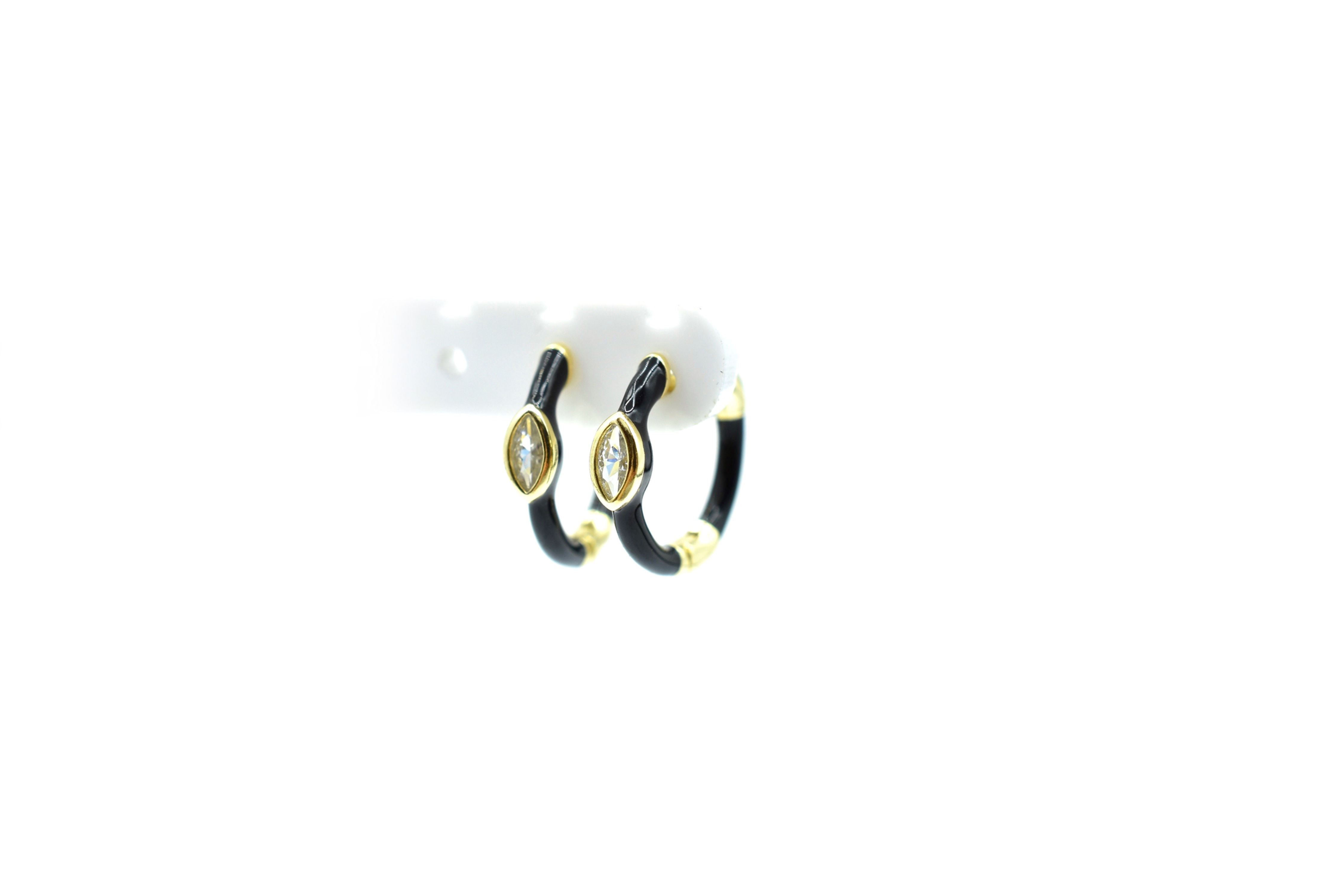 Boucles d’oreilles Rainbow Noire