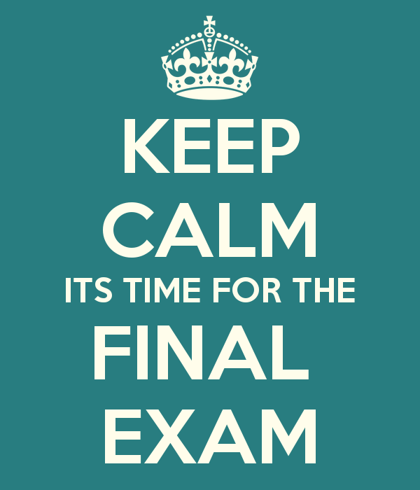It's time for the Final Test!