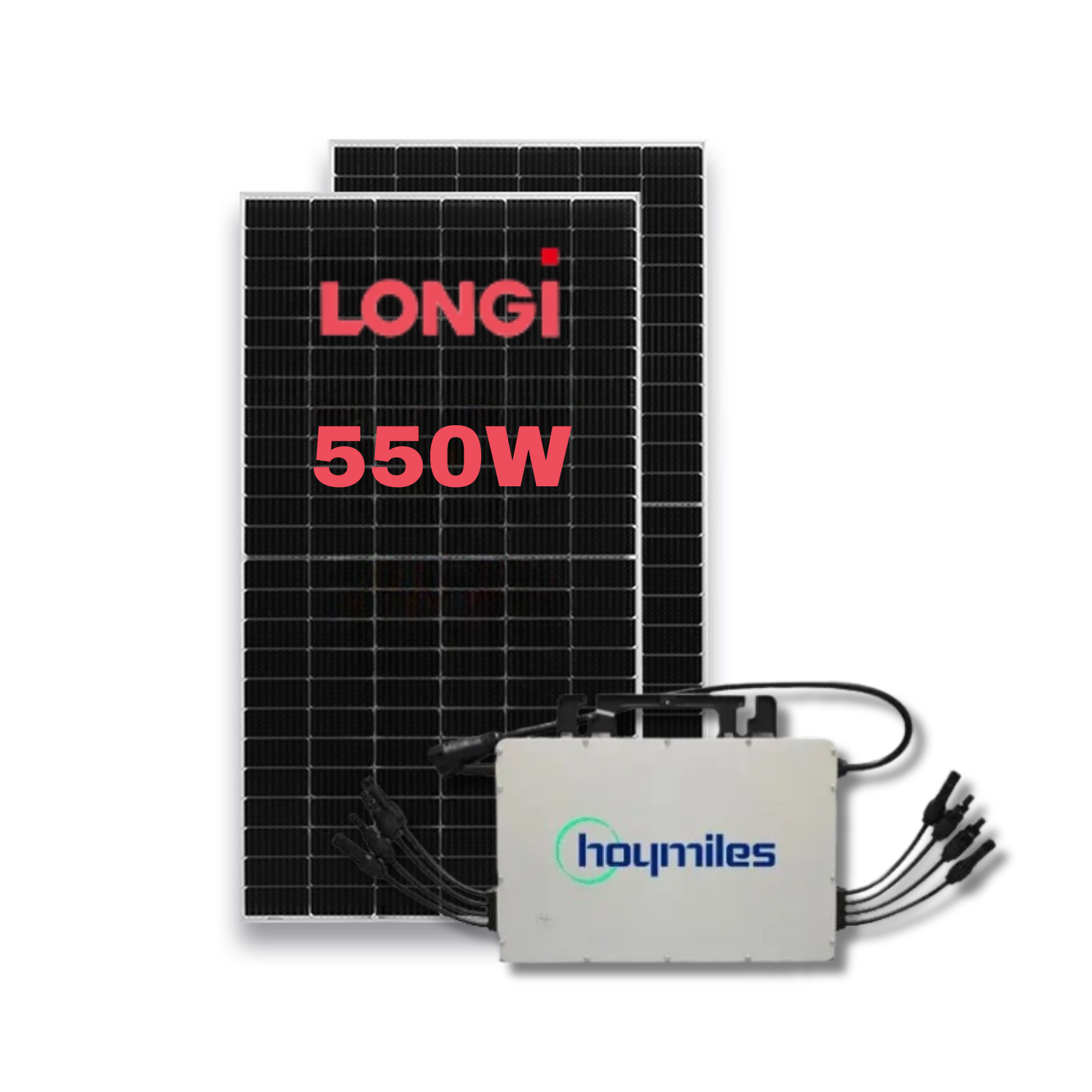 Kit de energia fotovoltaica Longi - 4 placas - 550W