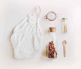 Net Bag and Glass Jars