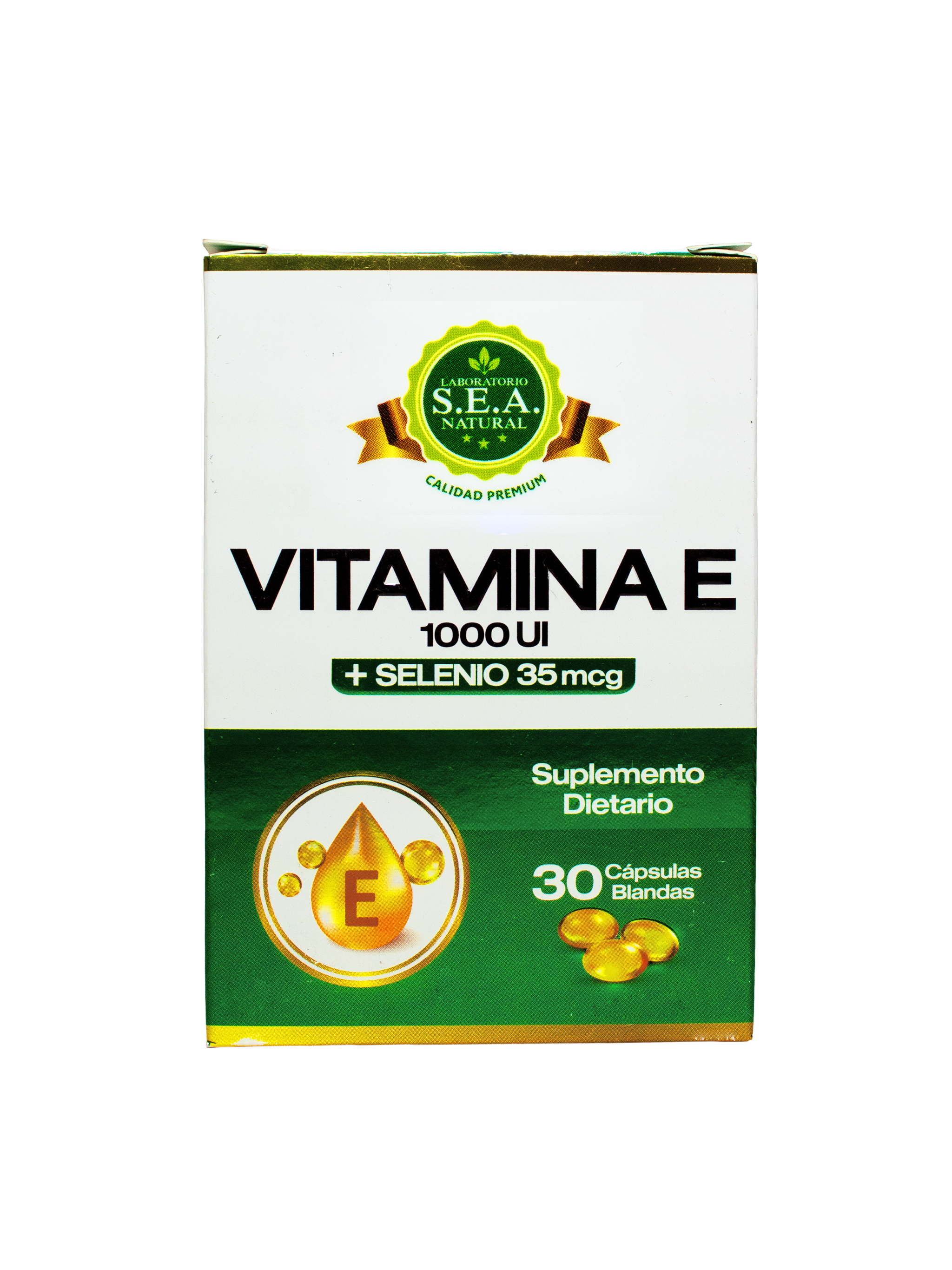 Vitamina E 1000 UI + Selenio 35 mcg