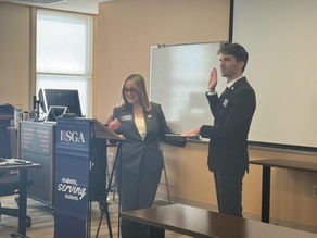 Frank Reed Inaugurated As 72nd SGA President