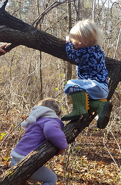 Children in Forest