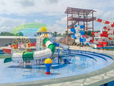 Material fiberglass untuk pembangunan waterpark modern