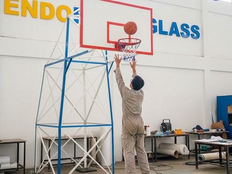 Ring basket fiberglass outdoor awet dan kuat