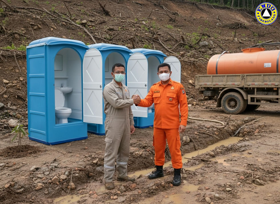 toilet portable higienis fiberglass