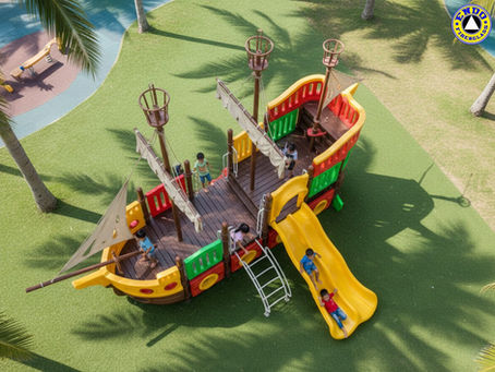 Playground fiberglass modern