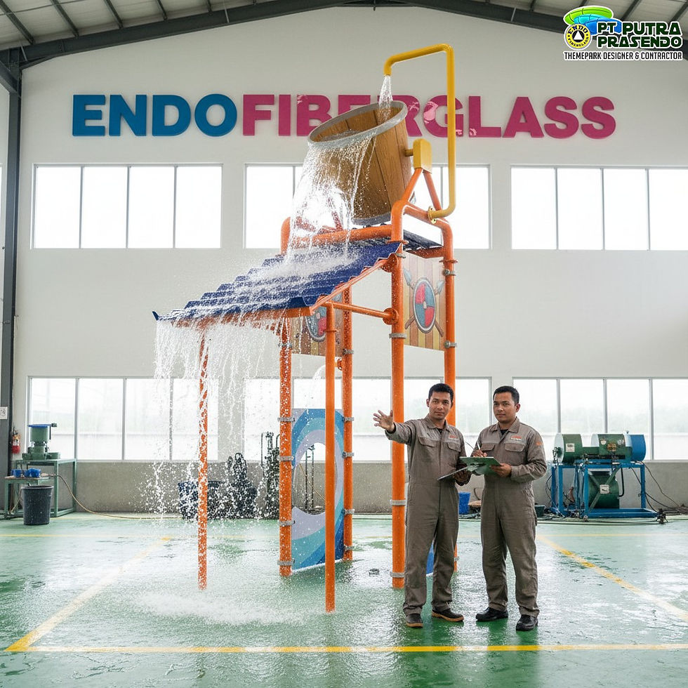 desain ember tumpah waterpark modern endofiberglass