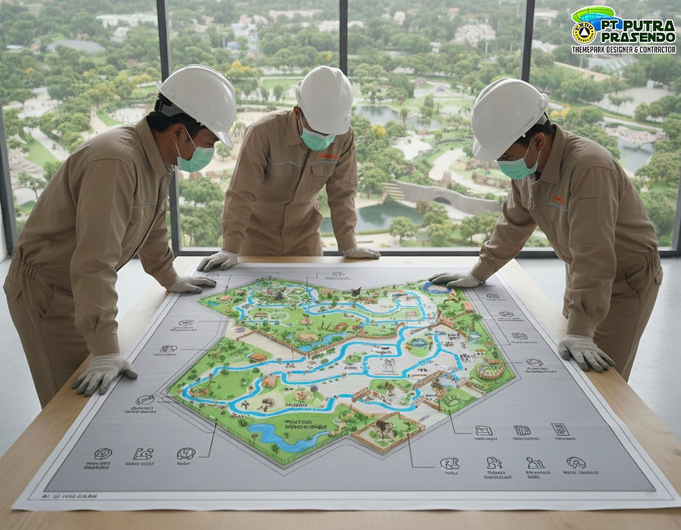 Landscape fiberglass mini zoo modern