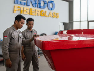Perahu sepeda air fiberglass custom