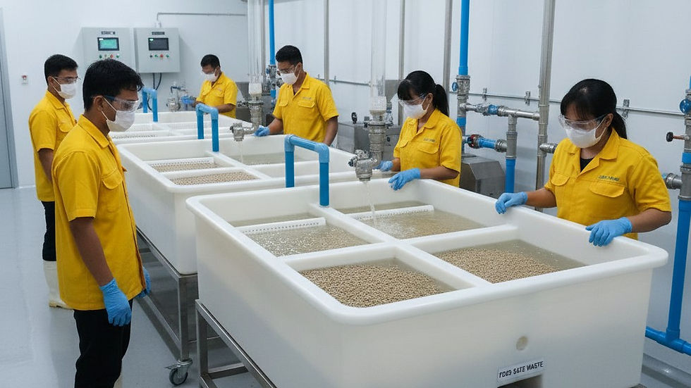 bak cuci kopi fiberglass food grade