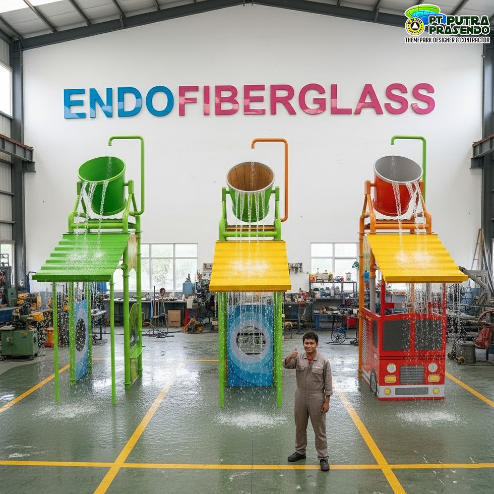 Ember tumpah waterpark fiberglass modern