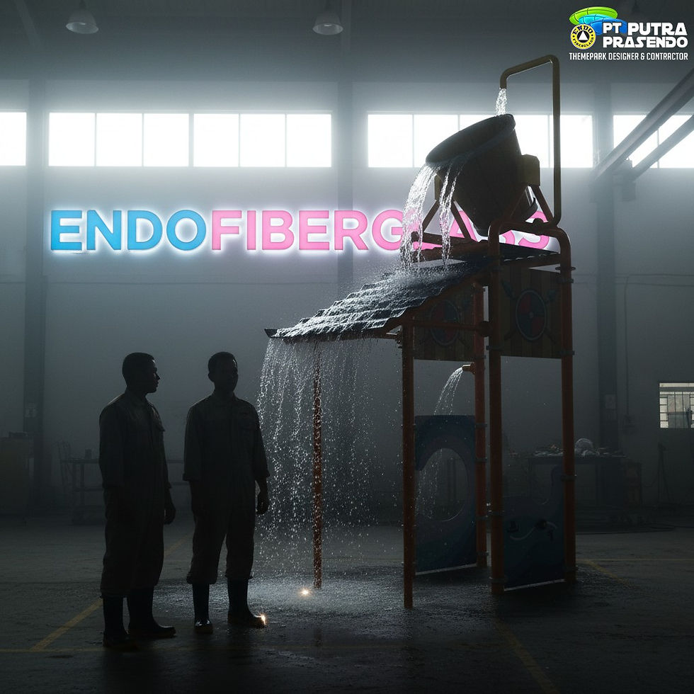 Inspirasi ember tumpah tematik fiberglass