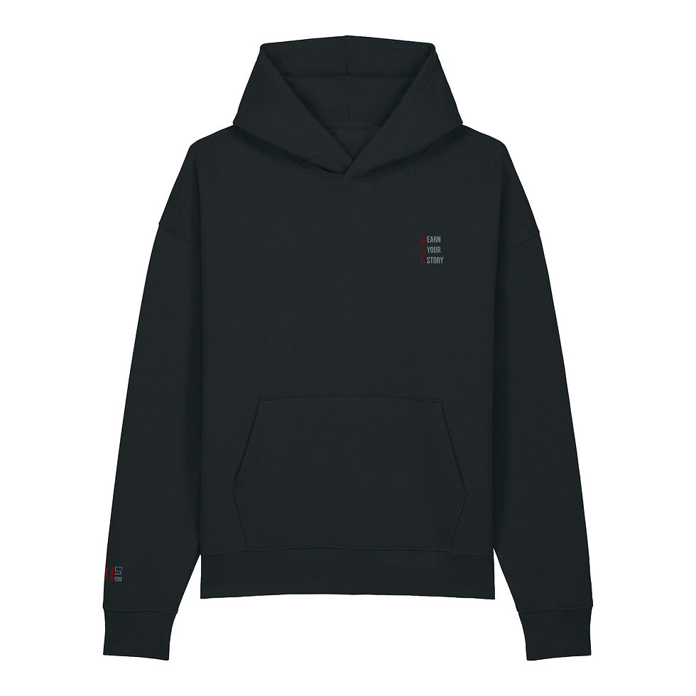 Thumbnail: Unisex relaxed mid-weight hooded sweatshirt