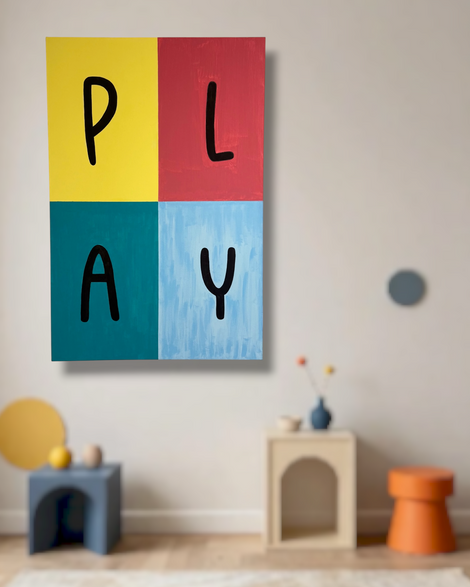 School "Play" Canvas for Big Little School located in Houston, Tx