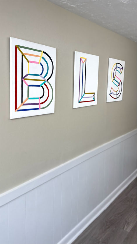 "BLS" Canvases for Big Little School located in Houston, Tx