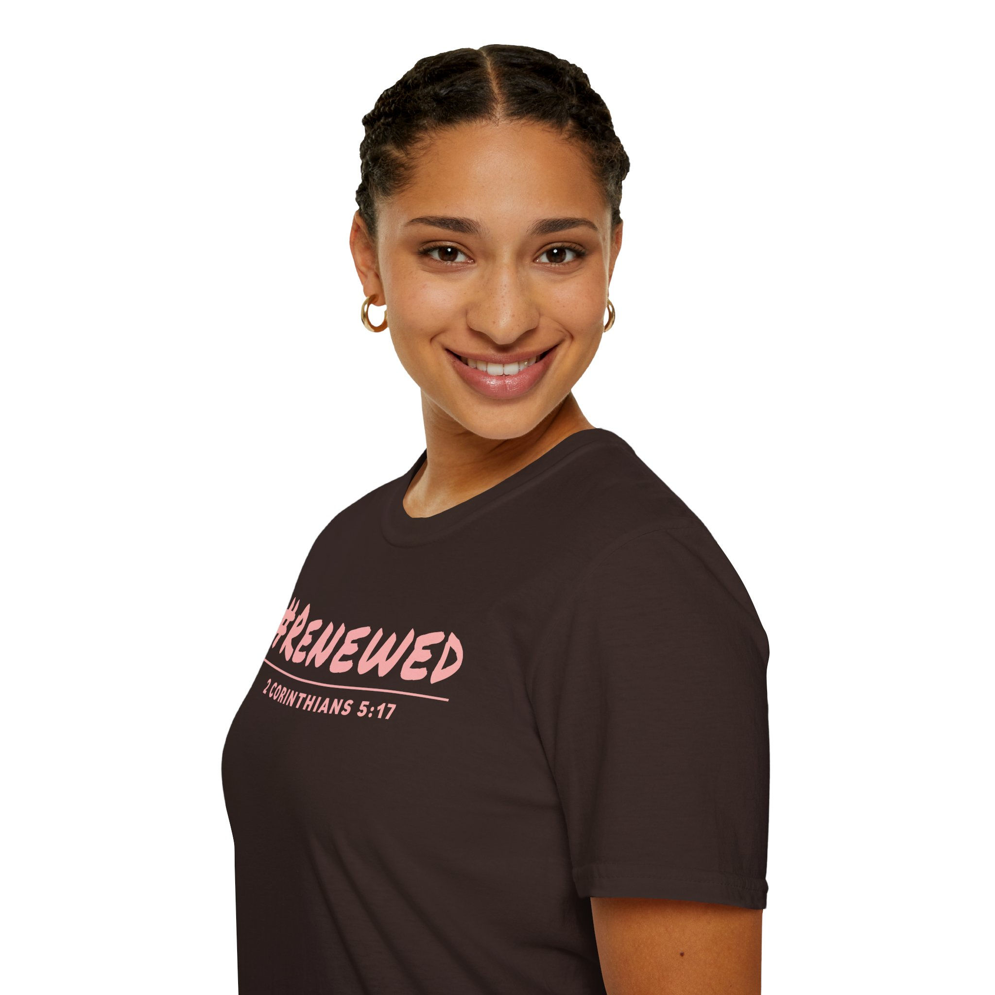 #Renewed (pink) Unisex Softstyle T-Shirt