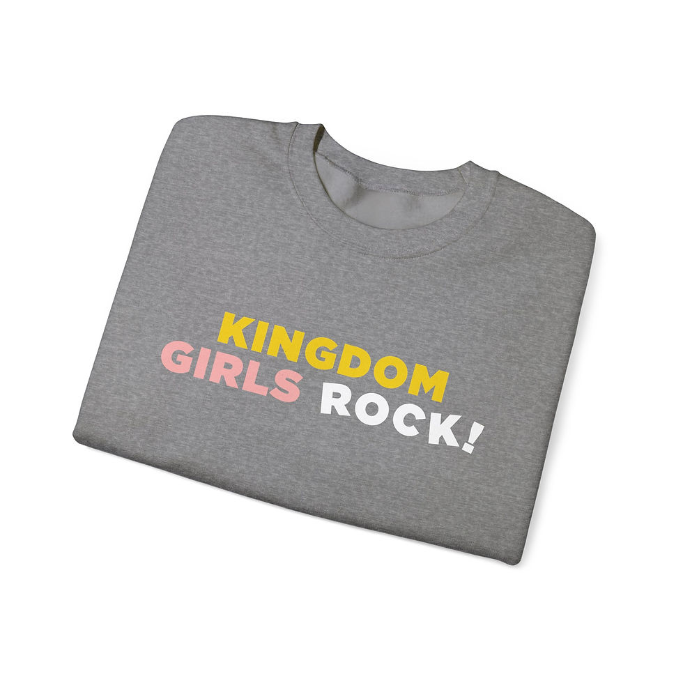Thumbnail: Kingdom Girls Rock Unisex Heavy Blend™ Crewneck Sweatshirt