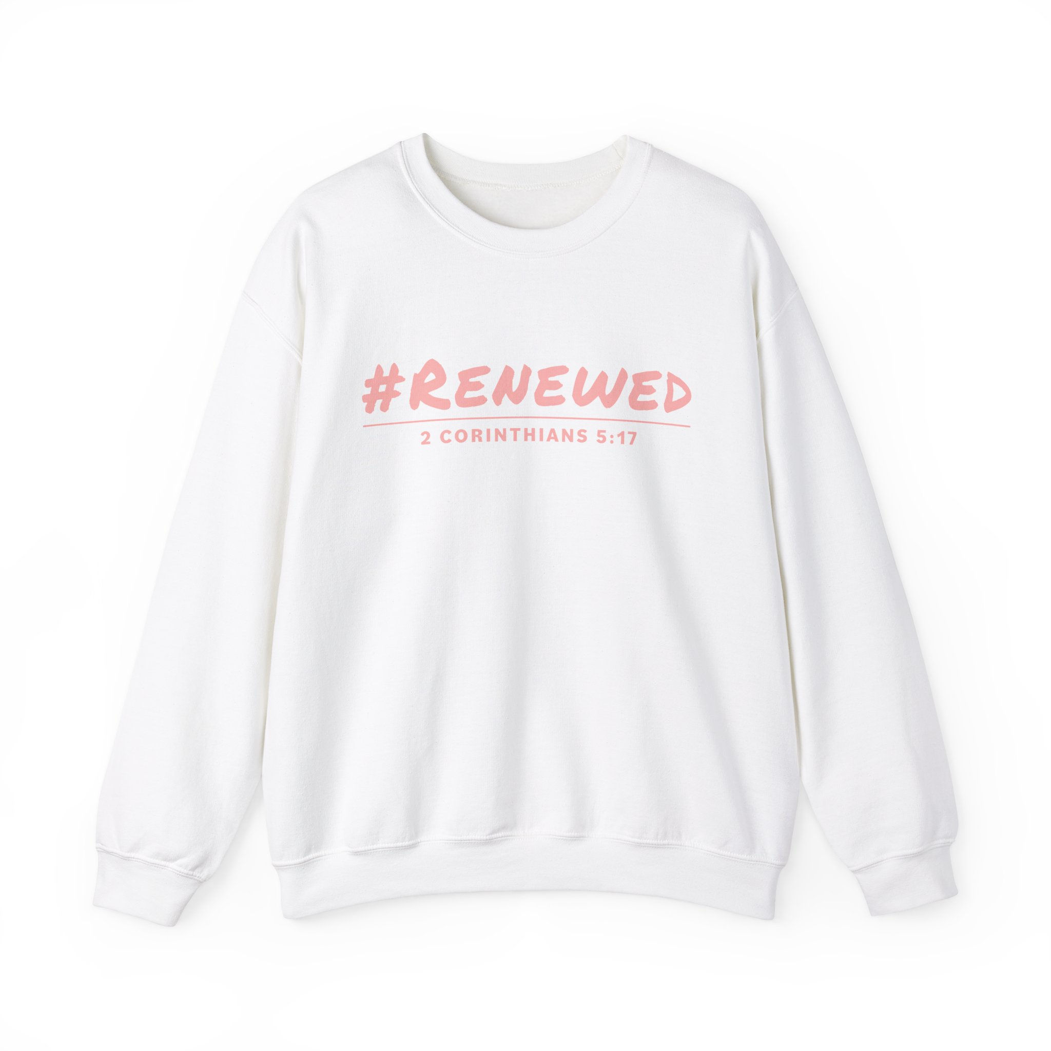 #Renewed (pink) Unisex Heavy Blend™ Crewneck Sweatshirt