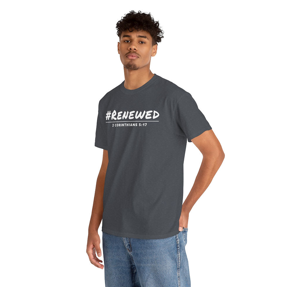 Thumbnail: #Renewed (white) Unisex Heavy Cotton Tee