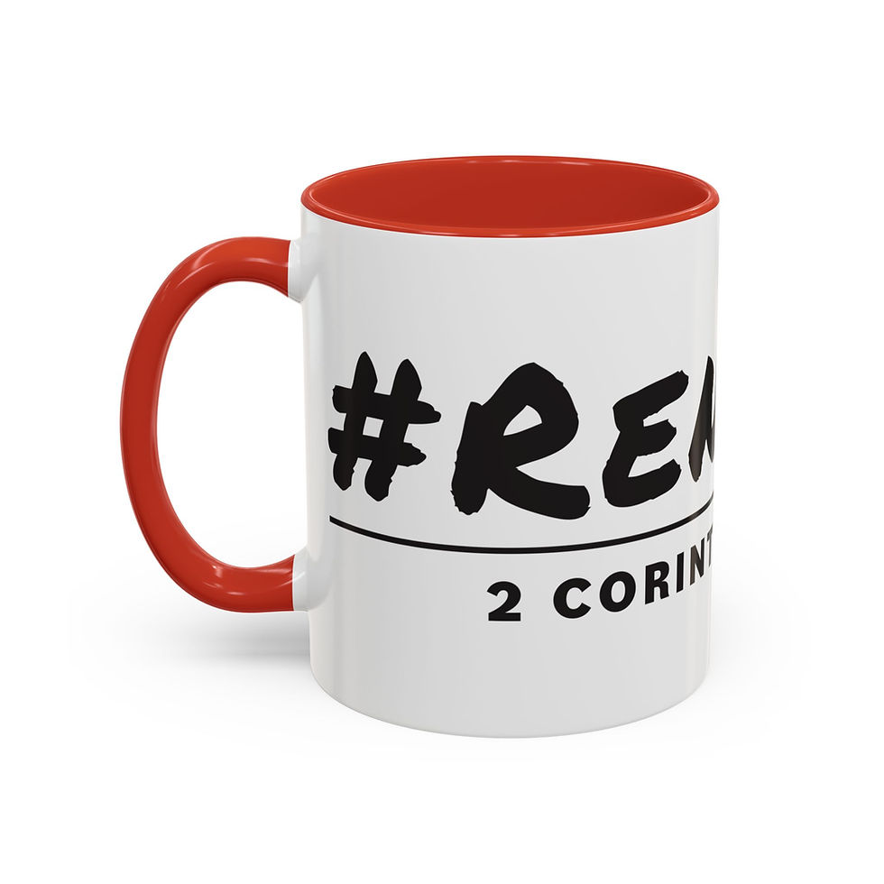 Thumbnail: #Renewed (black) Accent Coffee Mug (11, 15oz)