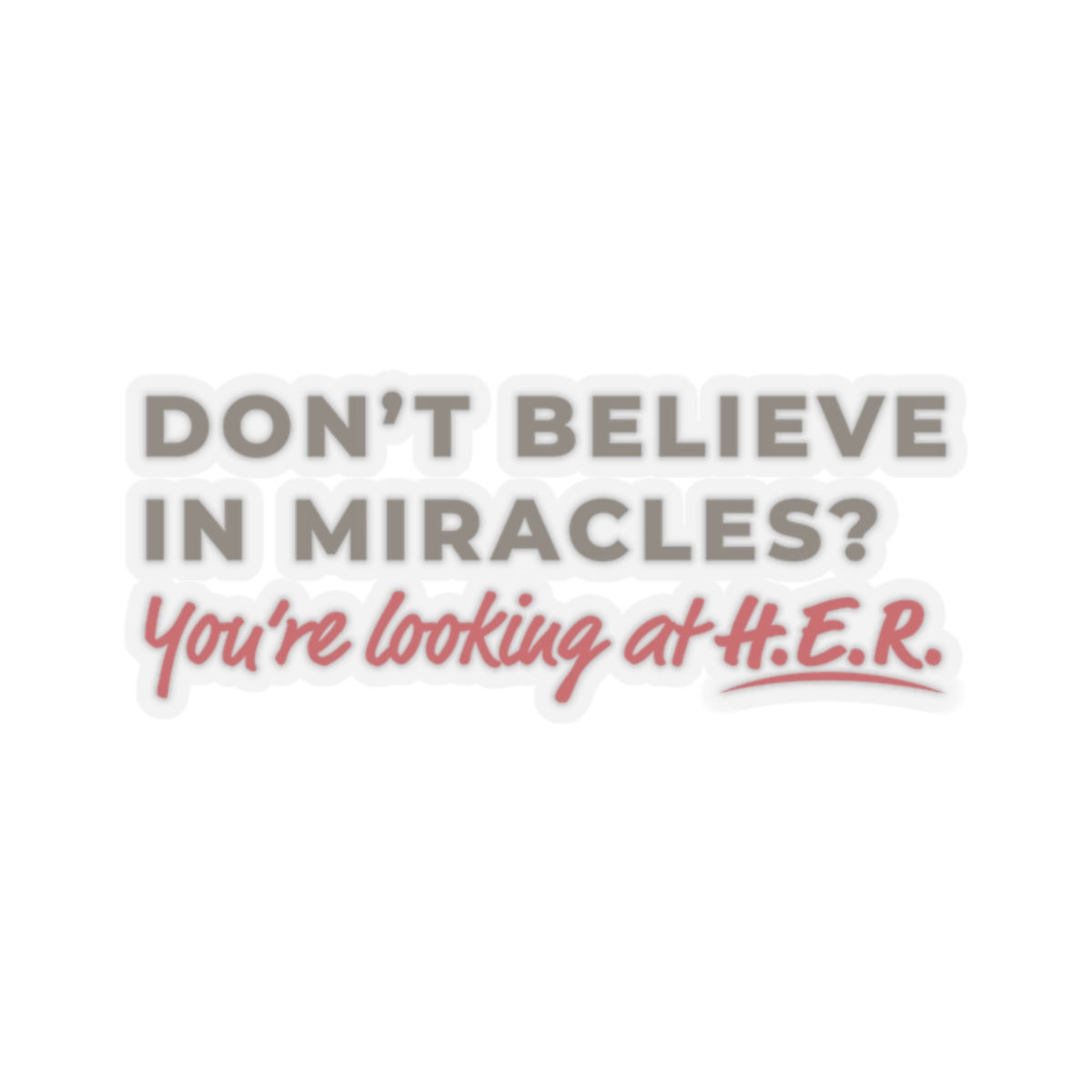 You're Looking at Her Kiss-Cut Stickers