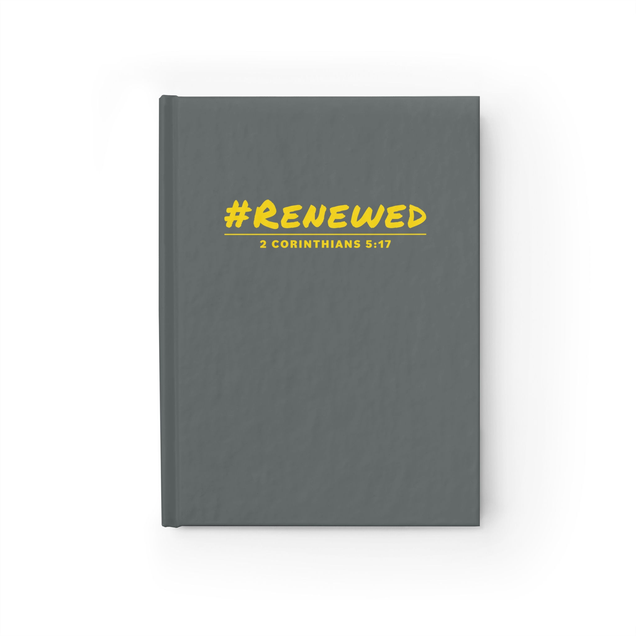 #Renewed (yellow) Journal - Ruled Line