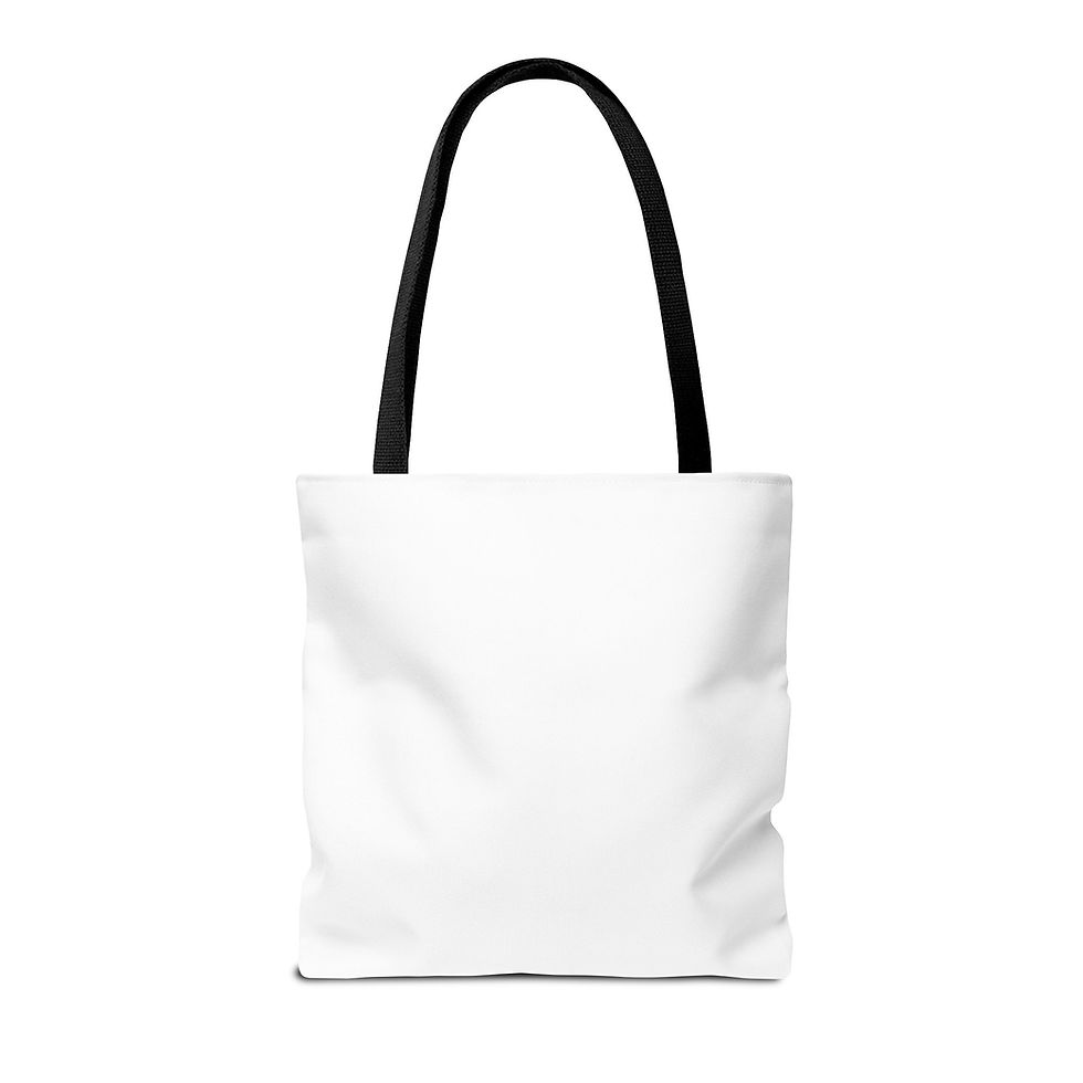 Thumbnail: About My Father's Business (black) Tote Bag (AOP)