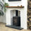 Thumbnail: Jacobean Oak Mantel Beam - Non Combustible Heat Shield - Fireplace Mantle Shelf