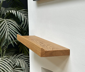 Solid Oak Floating Lipped Shelf stapehillworkshop.co.uk 1.JPG