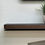 Thumbnail: Walnut & Black Mantel Beam - Non Combustible Heat Shield -Fireplace Mantle Shelf
