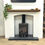 Thumbnail: Jacobean Oak Mantel Beam - Non Combustible Heat Shield - Fireplace Mantle Shelf
