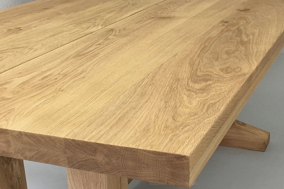 Thumbnail: Hengistbury Oak Beam Dining Table