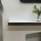 Thumbnail: Walnut & White Mantel Beam - Non Combustible Heat Shield -Fireplace Mantle Shelf