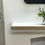 Thumbnail: Oak & White Mantel Beam - Non Combustible Heat Shield - Fireplace Mantle Shelf