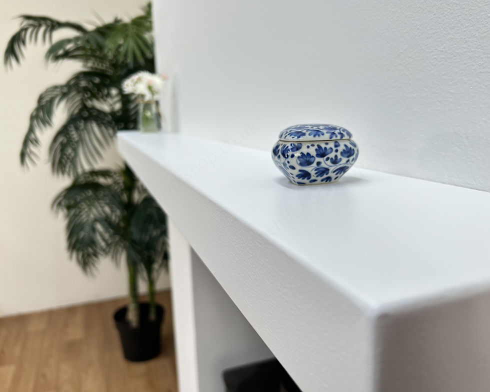Thumbnail: Non Combustible Mantel Shelf - Fireproof Heat Resistant Beam - White