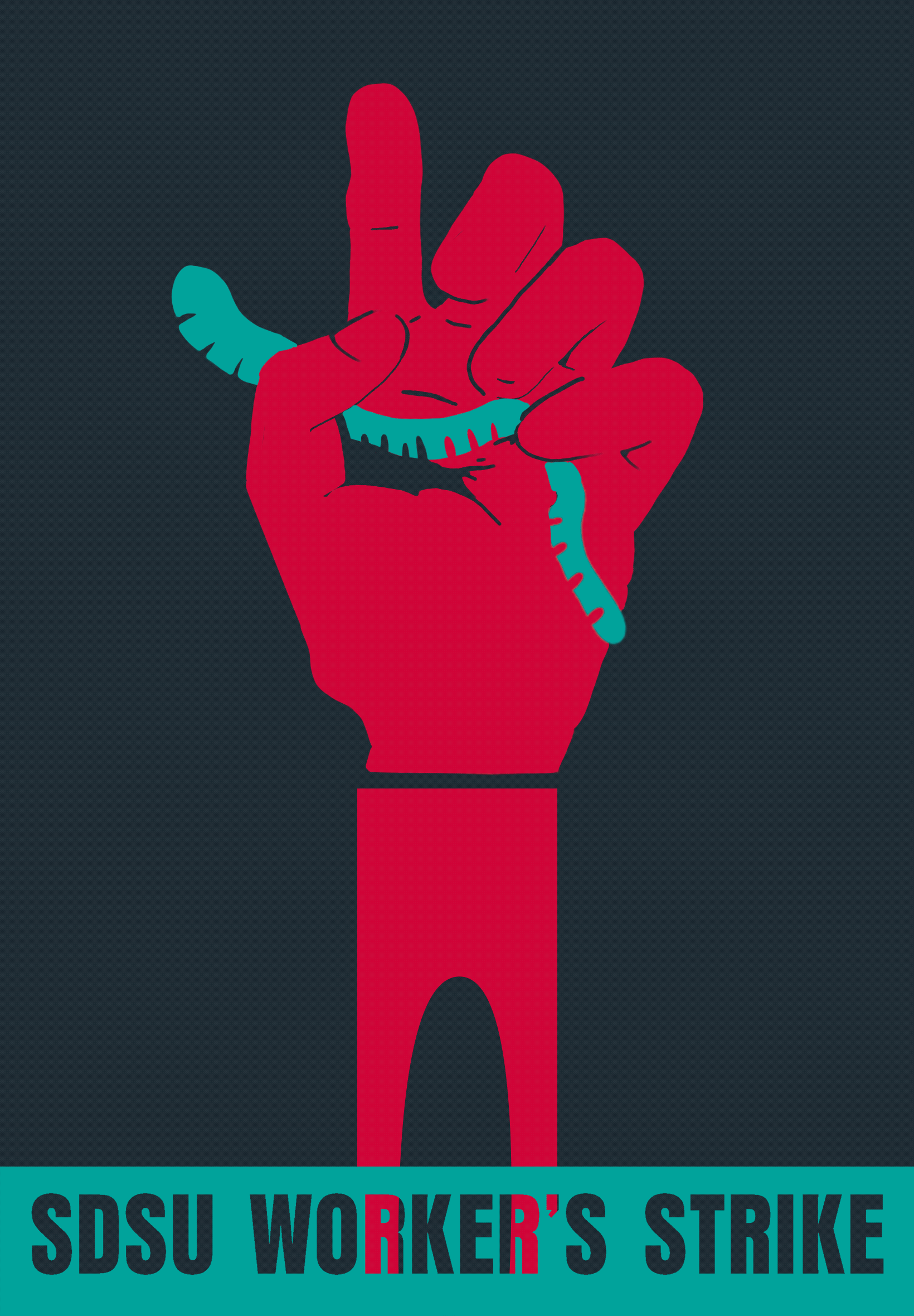 SDSU Worker's Strike Social media story campaign