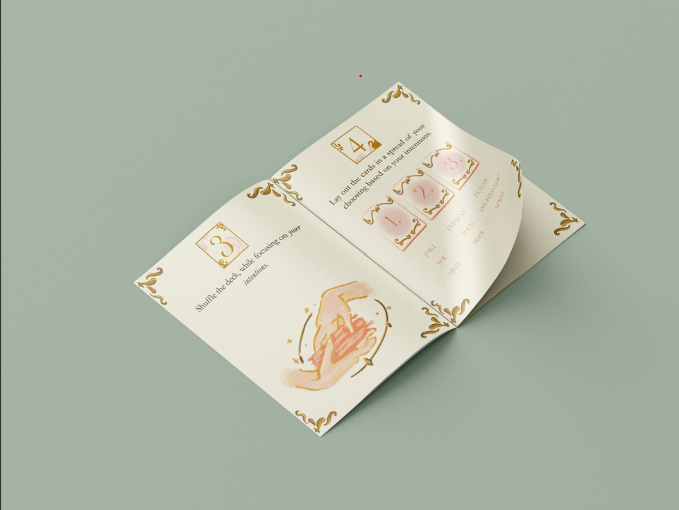 How to Read Tarot Cards Six-Step Brochure