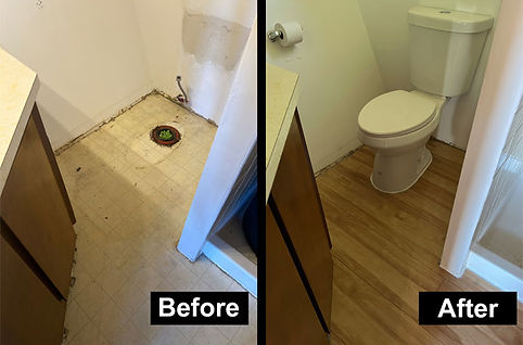 Bathroom Floor and Toilet Replacement Olympia WA