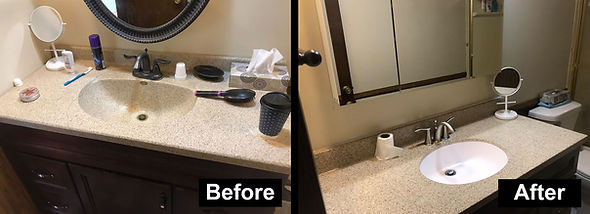 Sink, Faucet, Mirror, and Counter Top Replaced Olympia WA