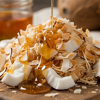 Firefly_Gemini Flash_Dried Coconut & Honey 276891.png