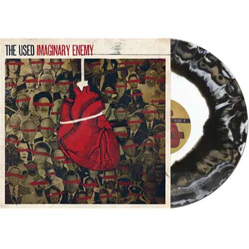 The Used - Imaginary Enemy (Orange, Black, & White Swirl)