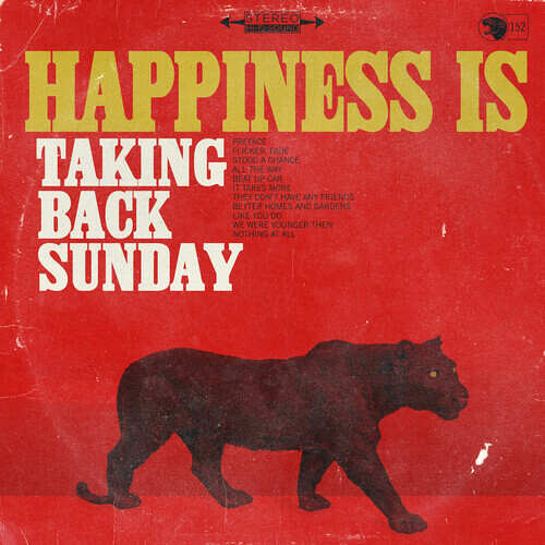 Taking Back Sunday - Happiness Is (Transparent Red)