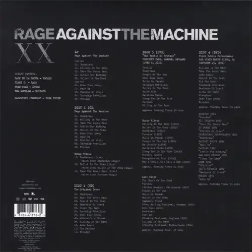 Miniatura: Rage Against The Machine Rage Against The Machine XX