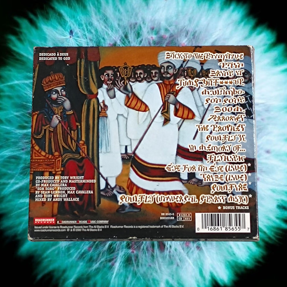 Miniatura: Soulfly  Primitive (Edición Limitada) trasera