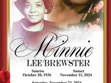 MRS. MINNIE LEE BREWSTER