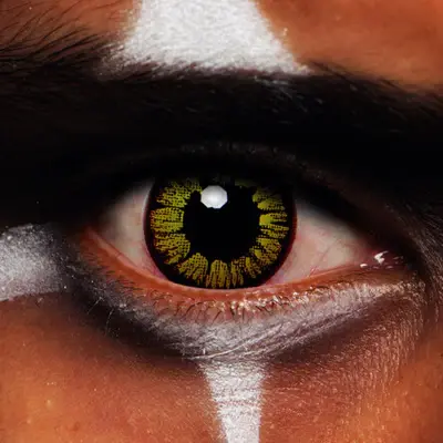 Golden Vampire Gothic Contact Lenses