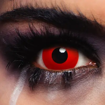 Mini Sclera Red Zombie Contact Lenses