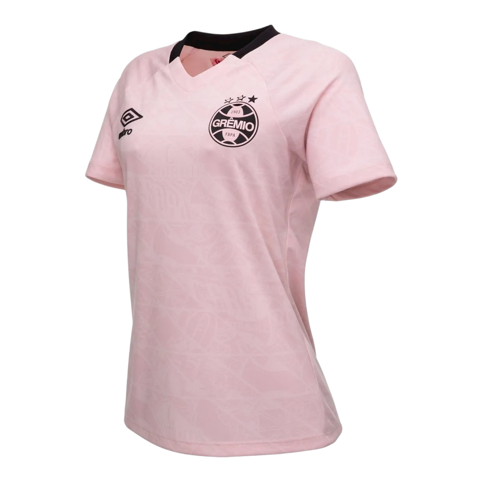 Miniatura: Camisa Grêmio Edição Outubro Rosa 25/26 - Torcedor Umbro Feminina - Rosa